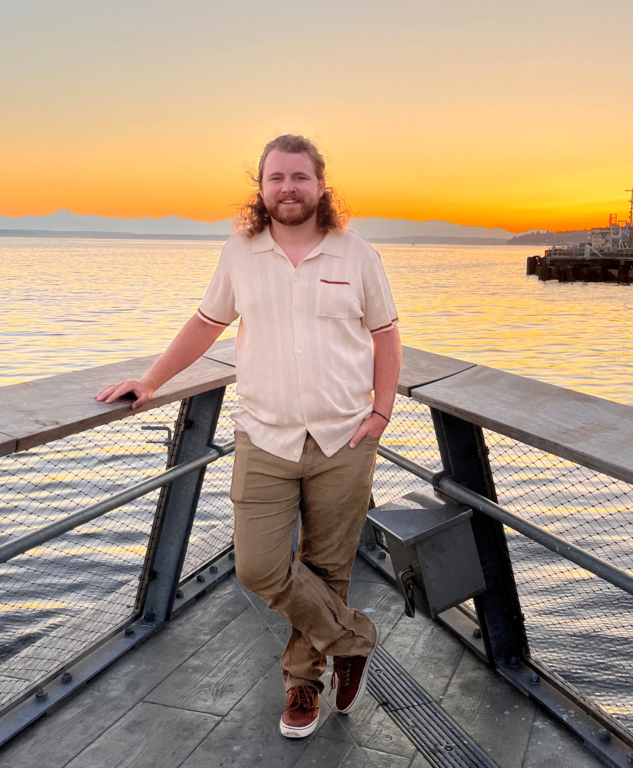 Bret on the Pier in Seattle